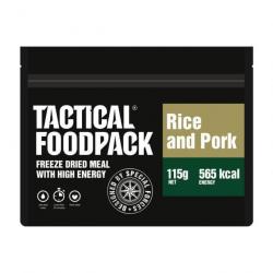 Plat lyophilisé Riz & Porc Tactical Foodpack Porc