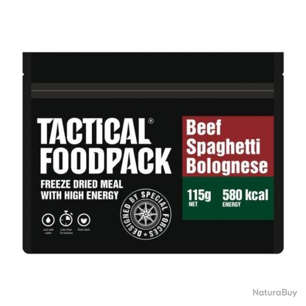 Plat lyophilis Spaghettis Bolognaise Tactical Foodpack Bolognaise