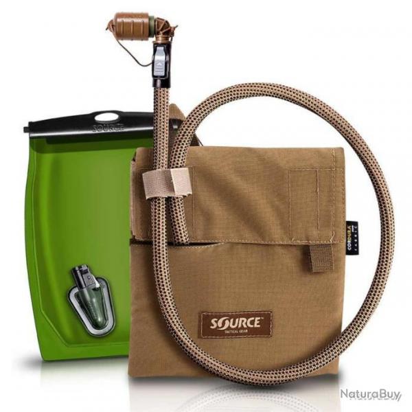 Poche  eau Source Tactical Kangaroo 1L Coyote