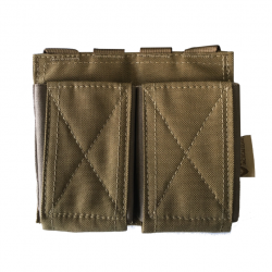 Porte-chargeur ouvert double Elasticated Mag Bulldog Tactical - Coyote