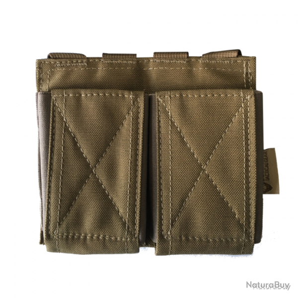 BLACK FRIDAY Porte-chargeur Bulldog Tactical Gear Double Elasticated Mag Coyote