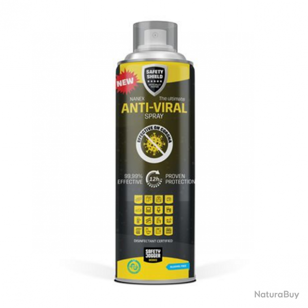 Spray anti-bactrien Shield 200 ml Safety Jogger