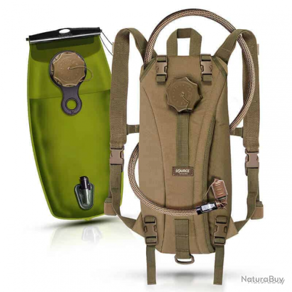 Sac d'hydratation Source Tactical 2L / 3L Coyote 3 L