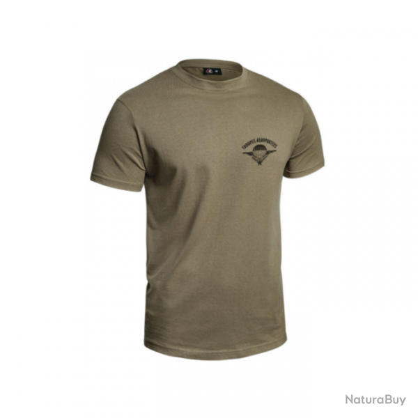 T shirt imprim Strong Troupes aroportes A10 Equipment Vert olive