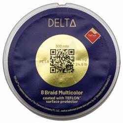 Tresse Delta X8 Multicolore Multicolore 300m 24,6lb