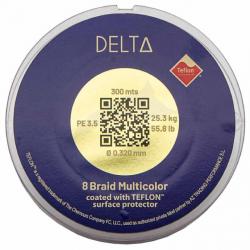 Tresse Delta X8 Multicolore Multicolore 300m 55,8lb