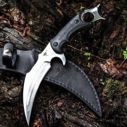 couteau griffe KARAMBIT tactique custom combat survie tactique pêche chasse camping #0024