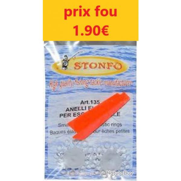 bagues pour ESCHES STONFO Taille 2    24 pices + entonnoir