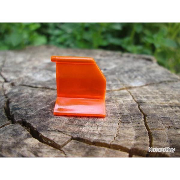 guidon orange triangle pour silencieux cometa 220 /400 et autres