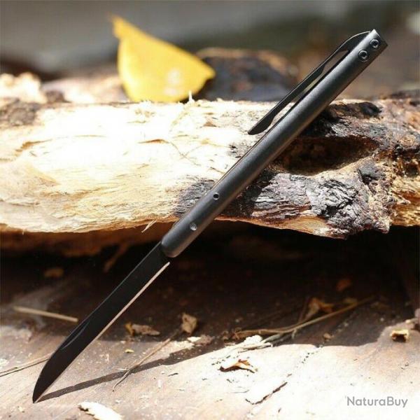 mini couteau de poche stylo survie combat tactique EDC pche chasse camping #0048