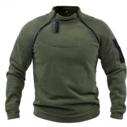 POLAIRE coupe vent thermique, chasse pêche outdoor, coloris VERT....LIVRAISON OFFERTE