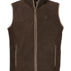 Gilet polaire Percussion Scotland Marron