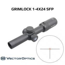 LUNETTE DE VISÉE 1-4X24 VECTOR OPTICS GRIMLOCK - GEN II - SFP