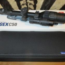 Lunette de Vis&eacute;e Num&eacute;rique Jour & Nuit  PULSAR  Digex C50 avec Lampe Digex-X940S