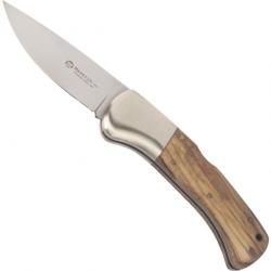 Couteau de poche lockback classique en bois d'olivier
