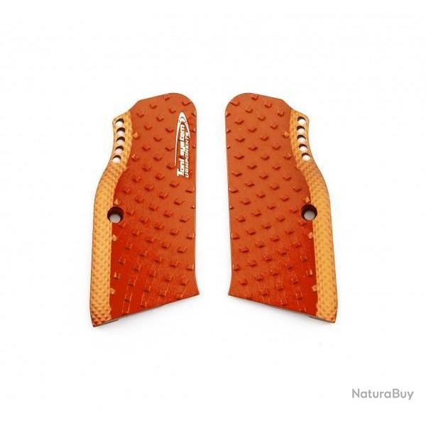 Poignes longues plus lgres Vibram - petit cadre pour Tanfoglio - Orange - TONI SYSTEM