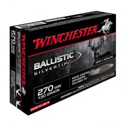 WINCHESTER - BALLES 270WIN BALLISTIC SILVERTIP 130GR X20