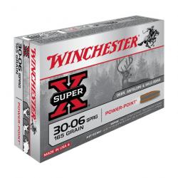 WINCHESTER - BALLES 30-06SPR SUPER X POWER POINT 150GR X20