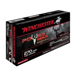 WINCHESTER - BALLES 270WSM POWER MAX BONDED 130GR X20