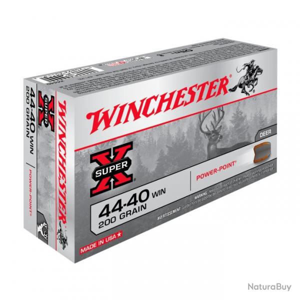 WINCHESTER - BALLES 44-40WIN SUPER-X SP 200GR X50