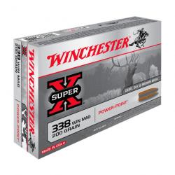 WINCHESTER - BALLES 338WM SUPER X POWER POINT 200GR X20