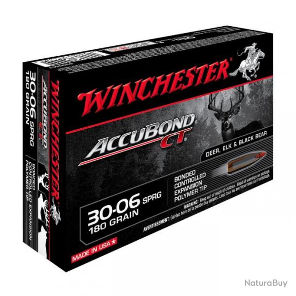 WINCHESTER - BALLES 30-06SPR SUPREME ACCUBOND 180GR X20