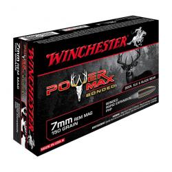 WINCHESTER - BALLES 7MM REM POWER MAX BONDED 150GR X20