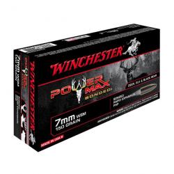 WINCHESTER - BALLES 7MM WSM POWER MAX BONDED 150GR X20