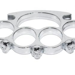 AKIS - POING AMERICAIN SILVER SKULL