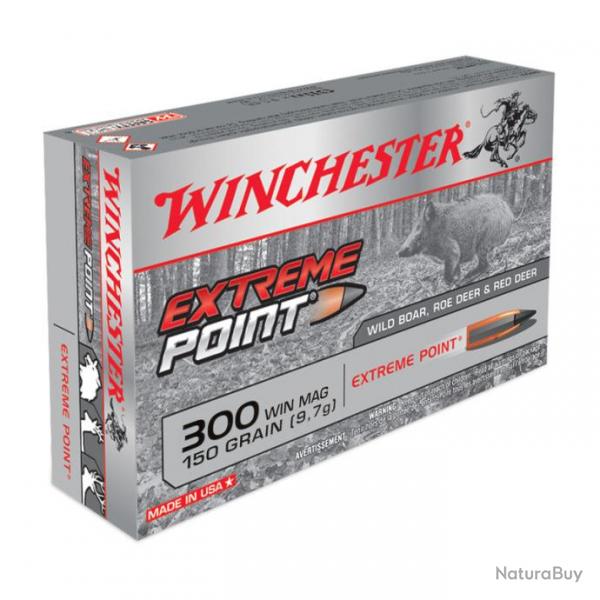 WINCHESTER - BALLES 300WM EXTREME POINT 150GR X20