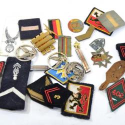Lot insignes et patchs militaires divers