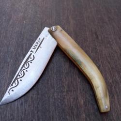 Ancien Couteau CAPUCIN 2 CLOUS ARTISANAL MEHMET K MARAS