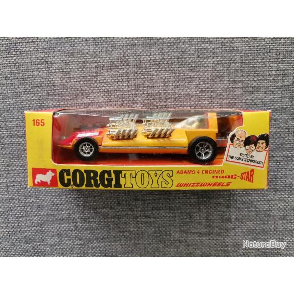 Corgi Toys Adams 4 Engined Drag-Star Dragster 165 1971 neuf