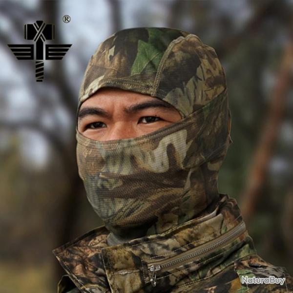 Cagoule Camouflage Fort Feuille 3 positions Bonne Qualit Chasse Airsoft Guerre