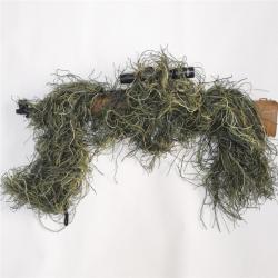 Corde Elastique Enveloppante Camouflage Fusil / Carabine Type Ghillie Chasse Affût Airsoft