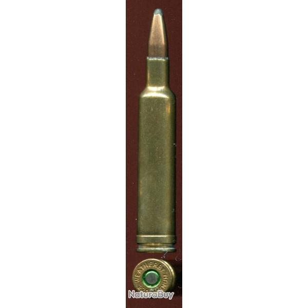 .270 Weatherby Magnum - balle cuivre pointe plomb