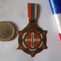 1916 insigne de journée Serbe collection militaire