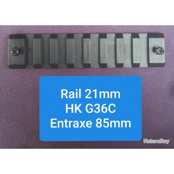 Rail PICATINNY pour fusil d'assaut HK G36C Air Soft