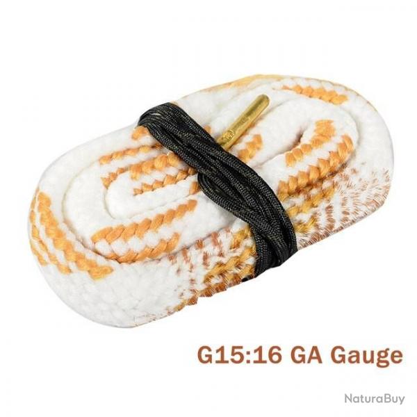 Cordon de Nettoyage arme G15 Type BoreSnake pour Calibre 16 - LIVRAISON GRATUITE