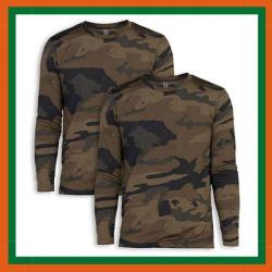 Lot de 2 sous vêtement thermique - Camouflage - Sous vêtement chauffant - Livraison rapide