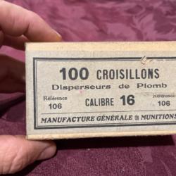 Boite 100 croisillons disperseurs Manufrance cal16