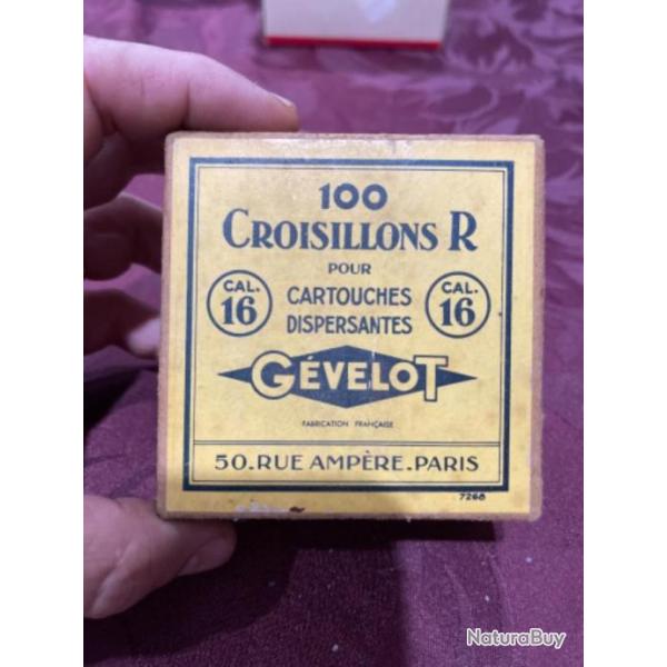 Boite 100 croisillons R Gevelot cal16