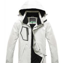 Veste de Randonnée blanche pour homme , imperméable coupe vent.....livraison offerte