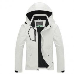 Veste de Randonnée BLANCHE pour FEMME , imperméable coupe vent.....livraison offerte