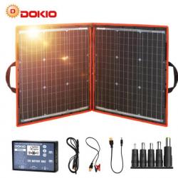 Pack complet Panneau solaire pliable Portable 100W avec régulateur 12V, Flexible...LIVRAISON OFFERTE