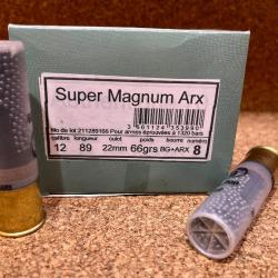 Boite de 10 cartouches Jocker Super Magnum ARX 66 C/12/89/22 - Bourre grasse + ARX