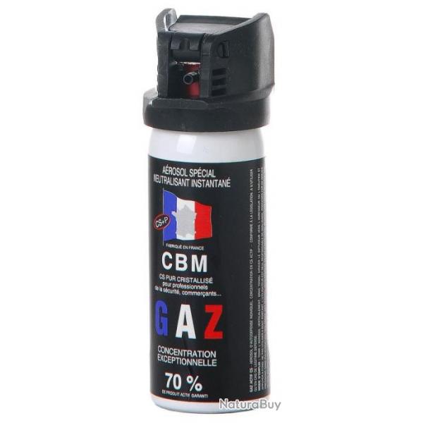 CBM - Bombe Gaz CS Capot Clapet 50ml