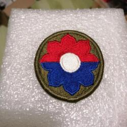 Patch armée us 9TH INFANTRY DIVISION ORIGINAL 1