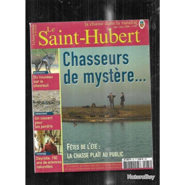 le saint-hubert 65 chasseurs de mystre..., chevreuil, perdrix, juin 2006
