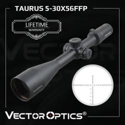 Vector Optics Taurus Arme Tactique Militaire Chasse 5-30x 56 Réticule Haute Qualité Longue Portée